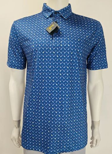 Pelican Club Polo, Color: Blue, Size: Small