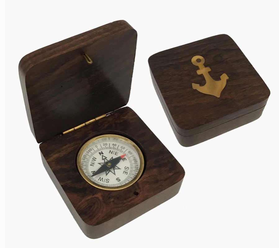 Anchor Wood Compass Box