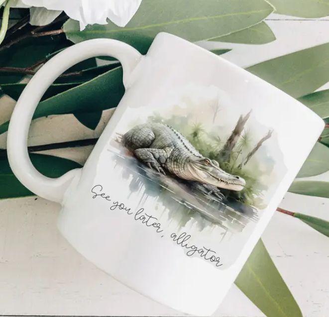 Later Alligator Coffee Mug