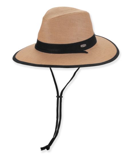 Paper Straw Safari Hat, Color: Tan, Size: ML 57/59cm