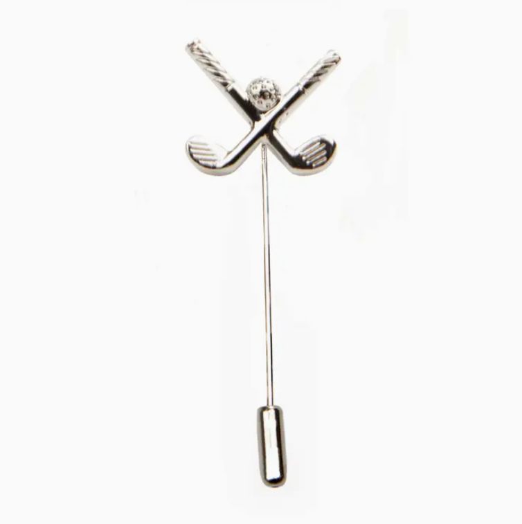 Golf Clubs Lapel Pin
