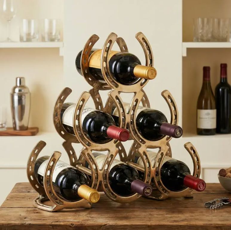 Horseshoe Wine Rack