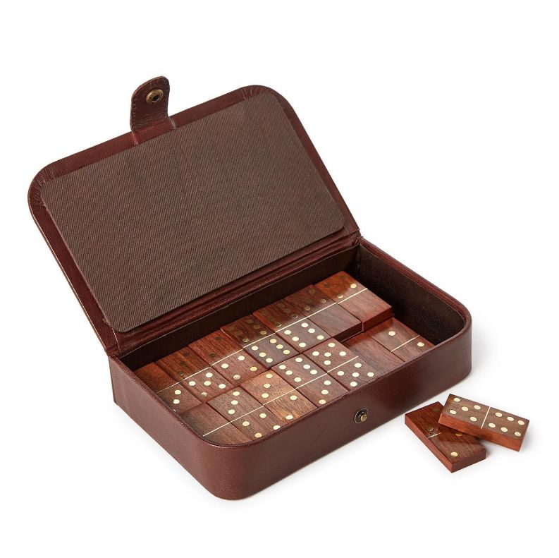 Leather Domino Set
