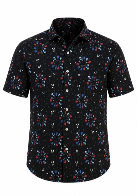 Guitars Button Down, Size: Small