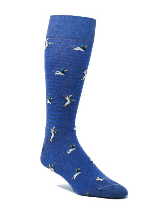 Striped Duck Motif Socks