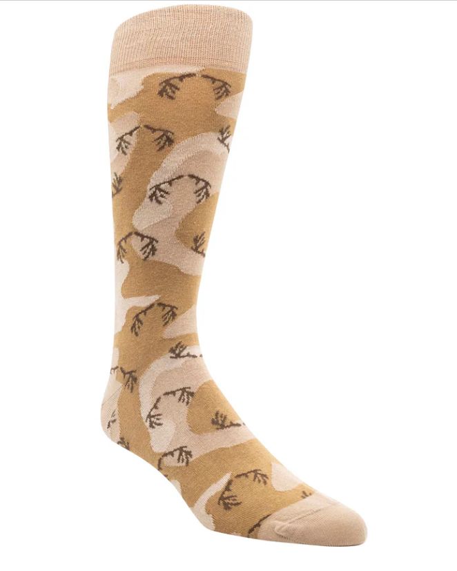 Antlers Camo Motif Socks