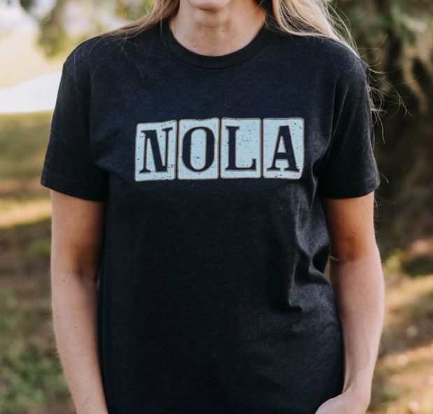 NOLA Street Tile T-Shirt, Color: Black, Size: Small
