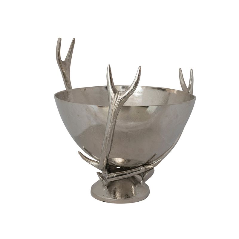 Cast Aluminum Antler Bowl (Removeable)