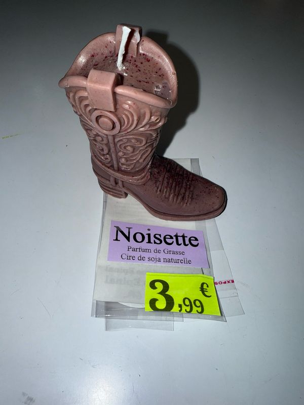 Bougie 🕯️ botte santiag👢 cire de soja végétale