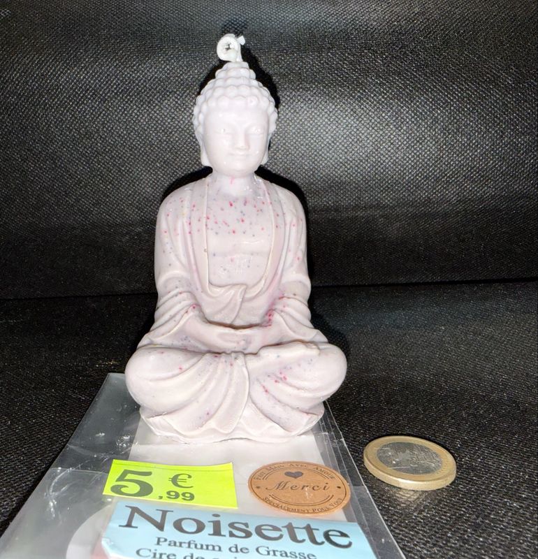 Bougie bouddha🕯️ cire de soja végétale