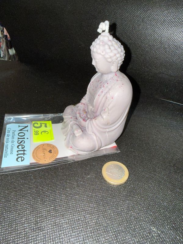 Bougie bouddha🕯️ cire de soja végétale