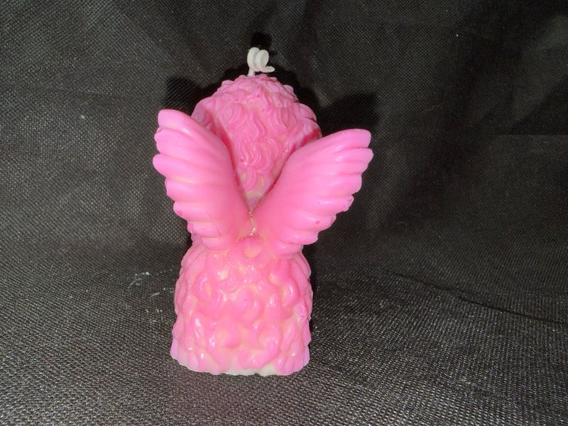 Bougie chien 🐶 ange 😇 🕯️ cire de soja végétale