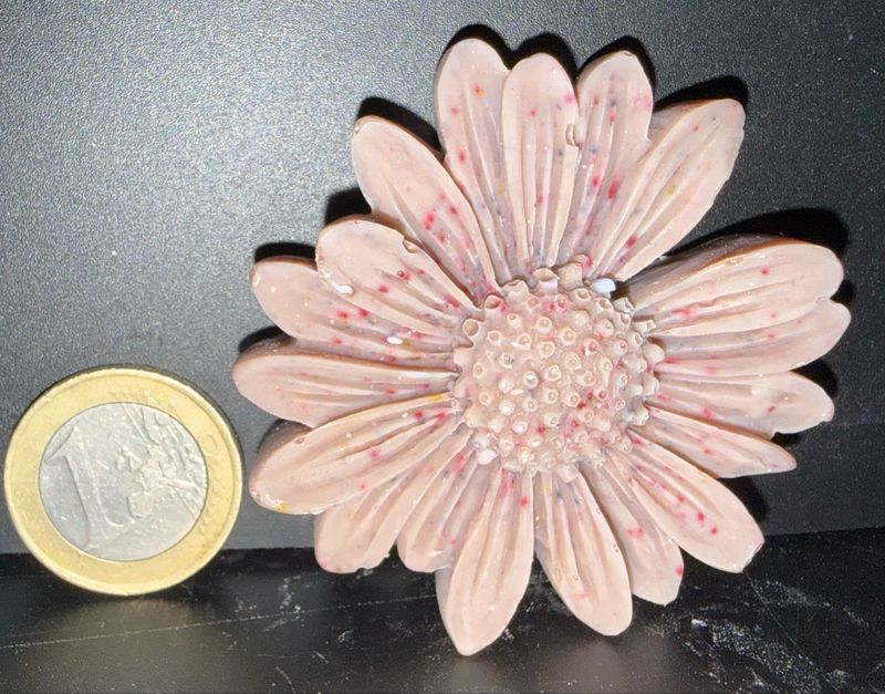 Fondant marguerite marron 🌼 🕯️ cire de soja végétale