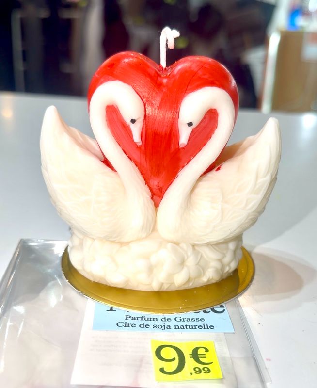 Bougie signes et cœur ❤️ cire de soja végétale