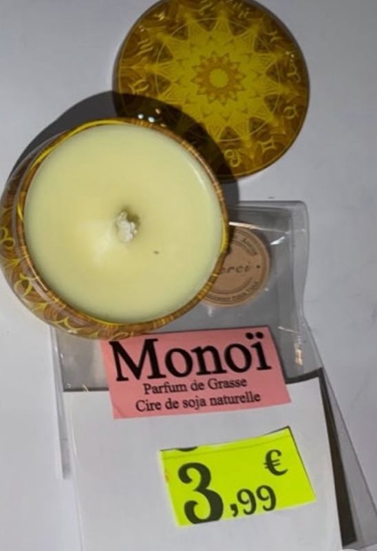 Bougie en pots avec couvercle