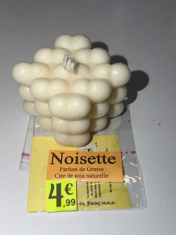 Bougie coeur blanc 🤍 💕💕cire de soja végétale