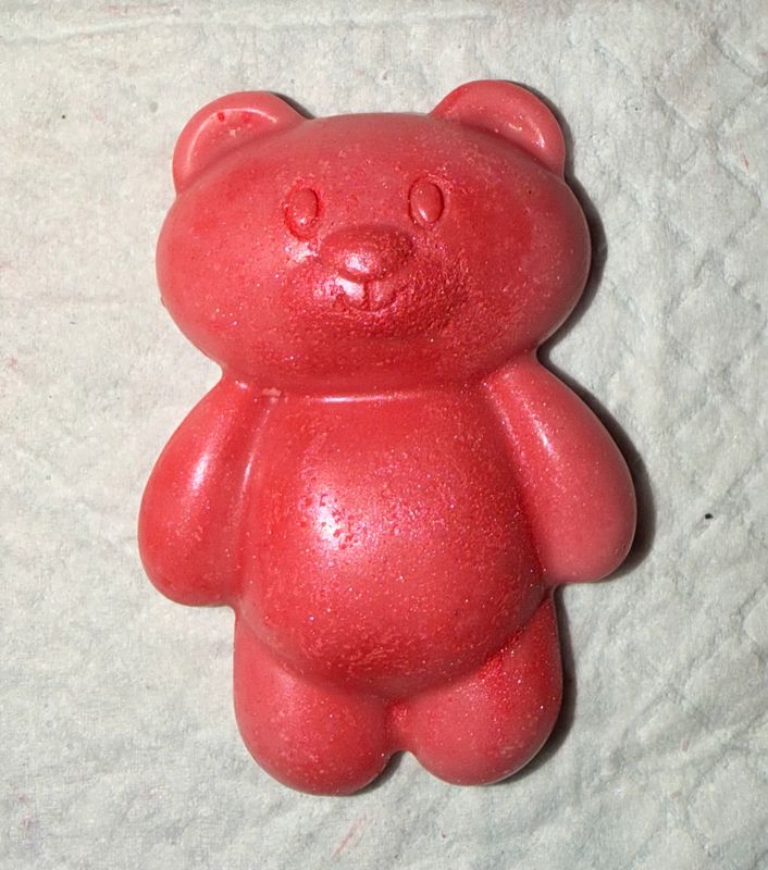 Fondant bonhomme rouge 🕯️ cire de soja végétale