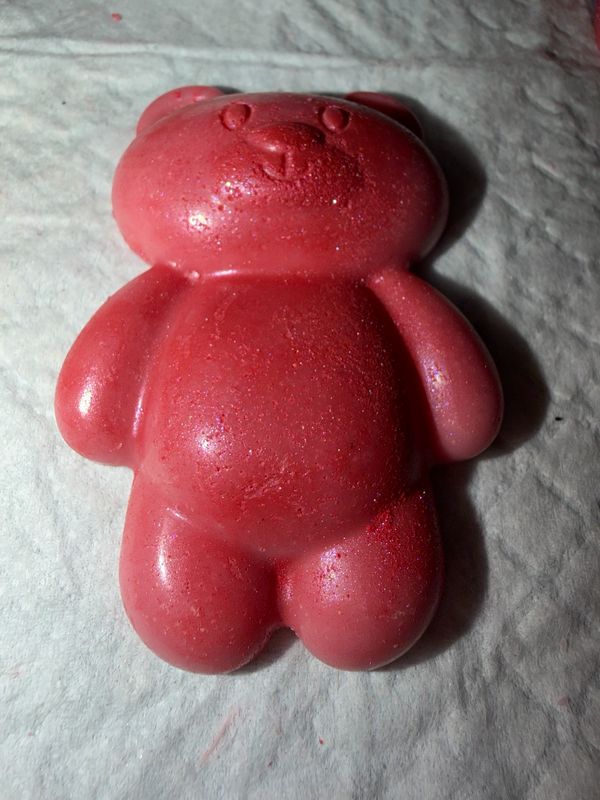 Fondant bonhomme rouge 🕯️ cire de soja végétale