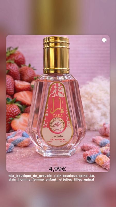 Parfum Yara Candy lattafa Dubaï collection 50ml