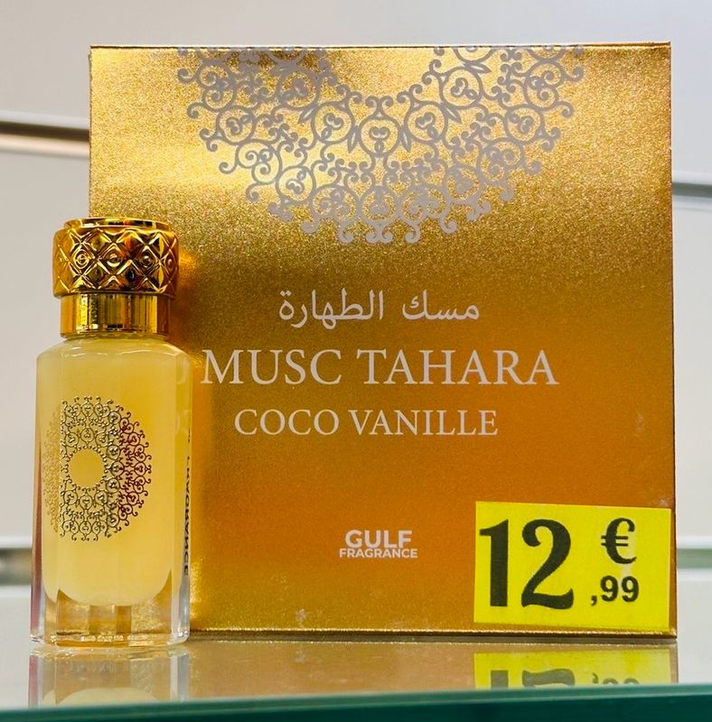 Musc tahara coco vanille sans alcool parfum