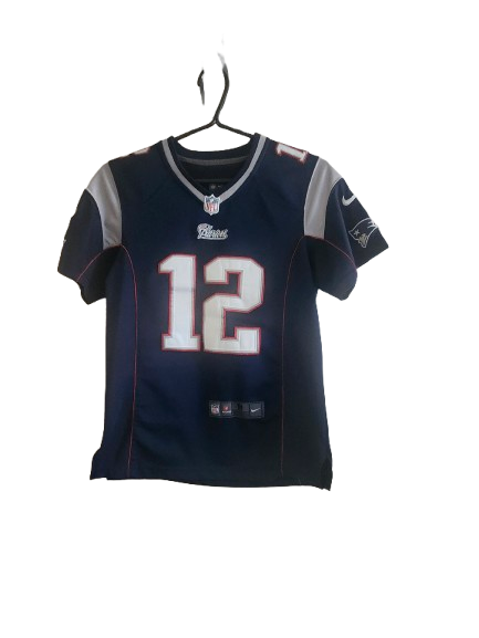 #12 BradyPatriots Jersey Youth M