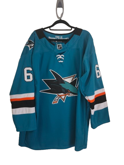 NHL #65 Karlsson Sharks Jersey 3XL