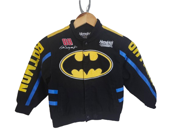 NASCAR #88 Dale Jr, Child’s Batman Jacket Size 5