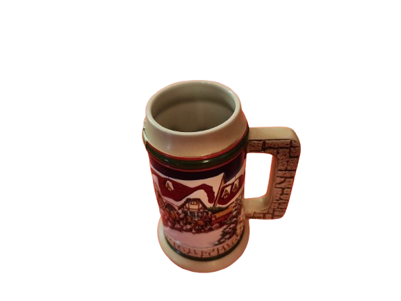 Budweiser 1998 Holiday Ceramic Stein #CS343