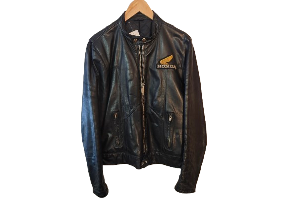 Leather Men's Jacket "Honda"M