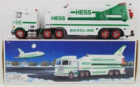 HESS 1999 Toy Truck and Space Shuttle with Satellite