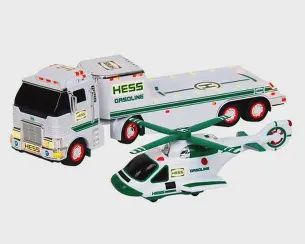 HESS 1995 Toy Truck and Helicopter