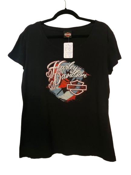 HD Woman&#39;s Black Tee XL