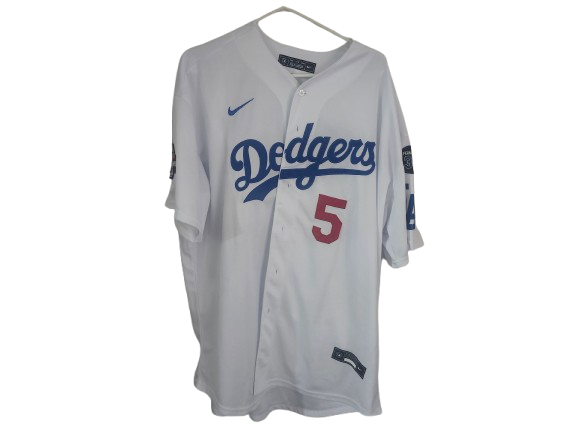 MLB Dodger&#39;s Freddie Freeman White Home Jersey 3XL