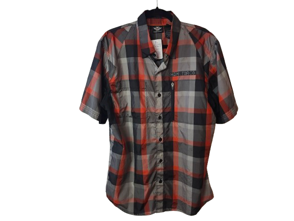 HD Plaid Dress Shirt L