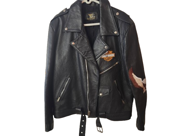 HD Genuine Leather Jacket XL Black