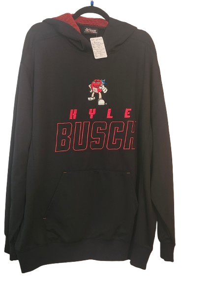 NASCAR M &amp; M Kyle Busch Hoodie 2XL