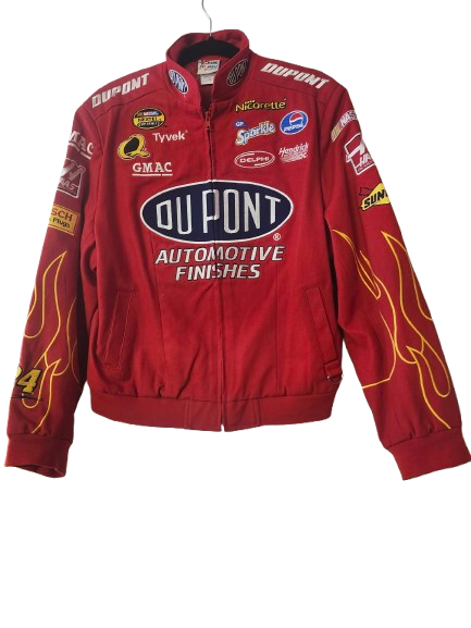NASCAR for Woman #24 Jeff Gordon Dupont Red Jacket  L