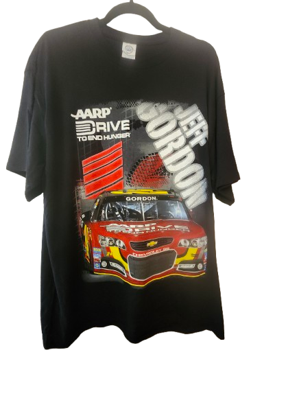 #24 Jeff Gordon AARP Drive to End Hunger Black T-Shirt XL