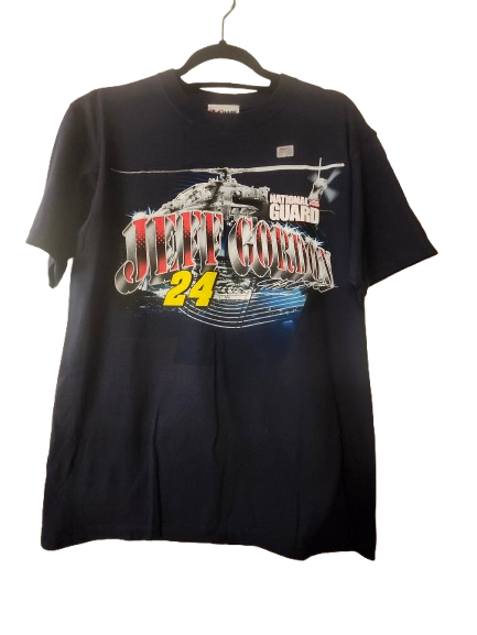 #24 Jeff Gordon National Guard Dark Blue Tee M