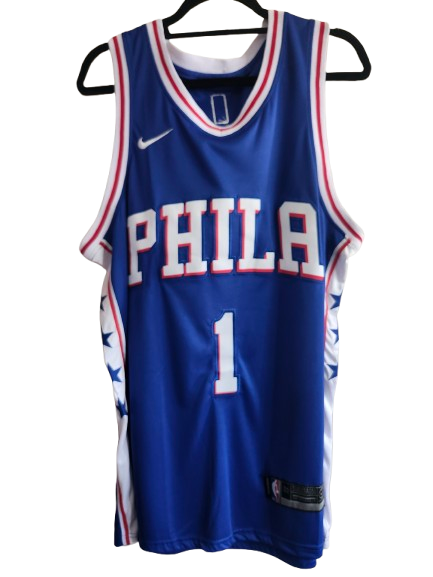 NBA #1 Harden Philadelphia Blue Jersey L