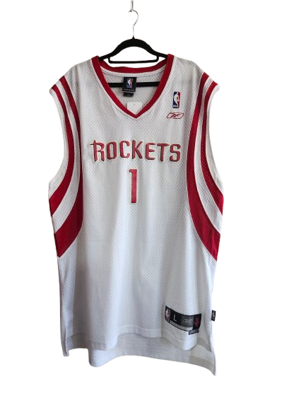 NBA #1 McGrady Rockets White Jersey L