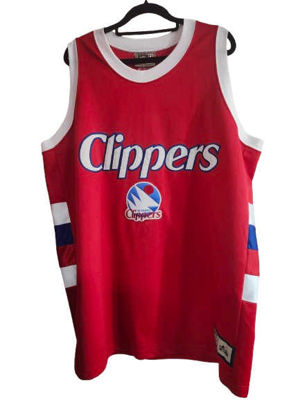 San Diego Clippers Red Basketball Jersey XL