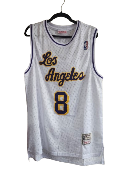 NBA #8 Bryant Las Angeles White Jersey 3X