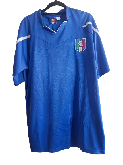 Soccer Italy Jersey with Shorts Set Blue 3XL