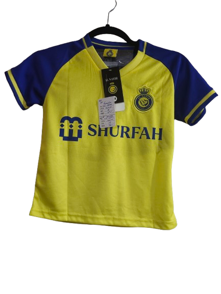 Soccer Set #7 Ronaldo Child's Jersey WITH shorts  Size 18