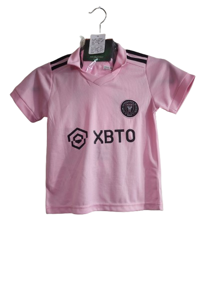 Soccer #10 Messi Pink Miami 3 pc set Child's Size 18