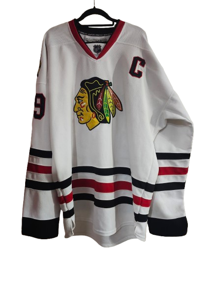 NHL #19 Toews Chicago Black Hawks White Jersey XL