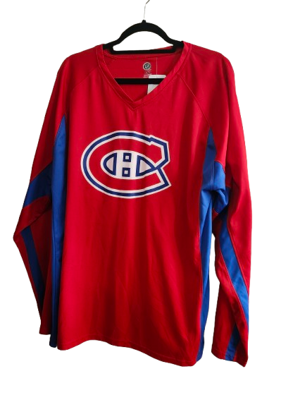 NHL Canadians Long Sleeve Top Blue/Red XL