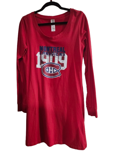 NHL Montreal Canadiens Tee-Long Sleeve Red L