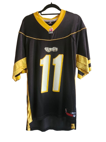 CFL #11 Maas Hamilton Tiger Cats Jersey M